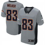 Jerseys Factory Cheap Nike Broncos #83 Wes Welker Grey Shadow Me