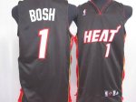 Jerseys Factory Cheap Heat #1 Chris Bosh Stitched Black NBA Jers
