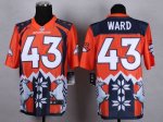 Jerseys Factory Cheap Nike Broncos #43 T.J. Ward Orange Men's St