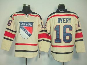 Jerseys Factory Cheap Rangers #16 Sean Avery Cream 2012 Winter C