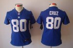 Jerseys Factory Cheap Nike Giants #80 Victor Cruz Royal Blue Tea