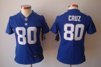 Jerseys Factory Cheap Nike Giants #80 Victor Cruz Royal Blue Tea