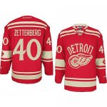 Jerseys Factory Cheap Red Wings #40 Henrik Zetterberg Red 2014 W