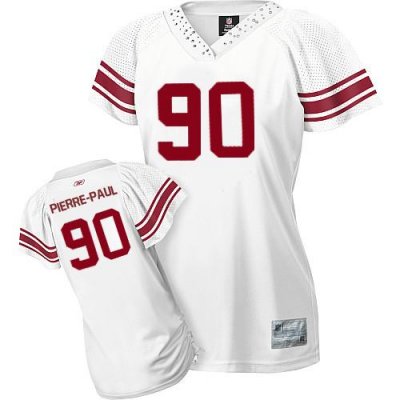 Jerseys Factory Cheap Giants #90 Jason Pierre-Paul White Women's