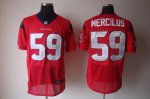 Jerseys Factory Cheap Nike Texans #59 Whitney Mercilus Red Alter