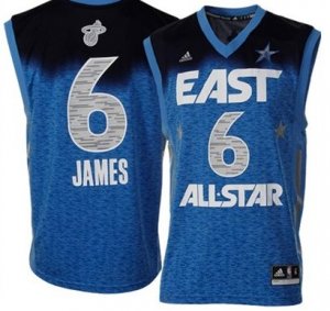Jerseys Factory Cheap 2012 All Star Heat #6 LeBron James Blue St