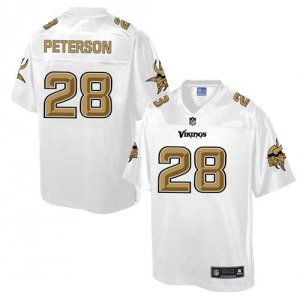 Jerseys Factory Cheap Nike Vikings #28 Adrian Peterson White Men