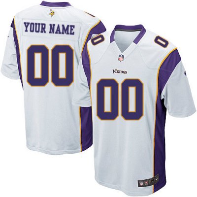 Jerseys Factory Cheap Nike Minnesota Vikings Customized White Em