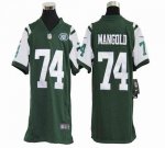 Jerseys Factory Cheap Nike Jets #74 Nick Mangold Green Team Colo