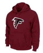 Jerseys Factory Cheap Atlanta Falcons Logo Pullover Hoodie Red