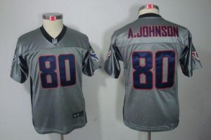 Jerseys Factory Cheap Nike Texans #80 Andre Johnson Grey Shadow
