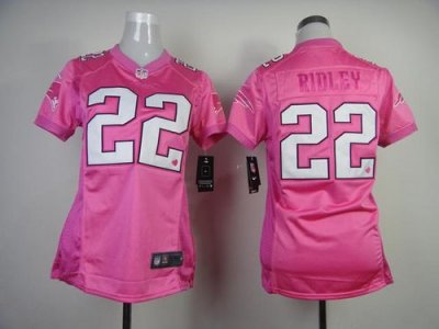 Jerseys Factory Cheap Nike Patriots #22 Stevan Ridley Pink Women