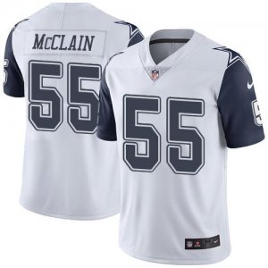 Jerseys Factory Cheap Nike Cowboys #55 Rolando McClain White Men