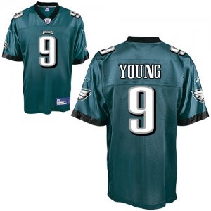 Jerseys Factory Cheap Eagles #9 Vince Young Green Stitched NFL J