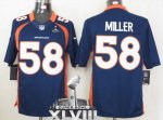Jerseys Factory Cheap Nike Broncos #58 Von Miller Navy Blue Alte