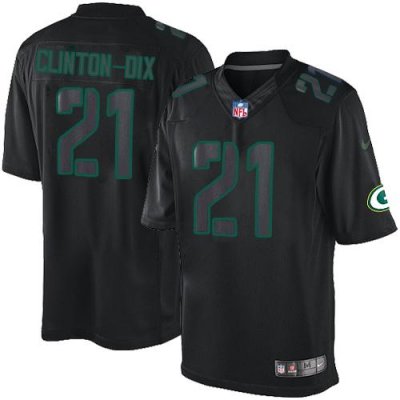 Jerseys Factory Cheap Nike Packers #21 Ha Ha Clinton-Dix Black M