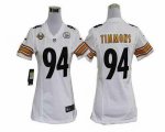 Jerseys Factory Cheap Nike Steelers #94 Lawrence Timmons White W
