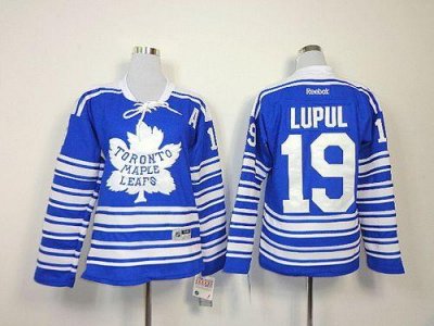 Jerseys Factory Cheap Maple Leafs #19 Joffrey Lupul Blue 2014 Wi