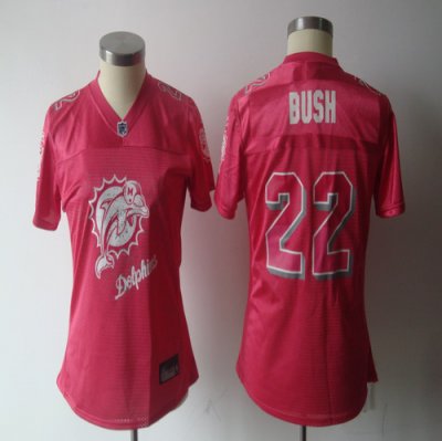 Jerseys Factory Cheap Dolphins #22 Reggie Bush Pink 2011 Women's