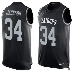 Jerseys Factory Cheap Nike Raiders #34 Bo Jackson Black Team Col