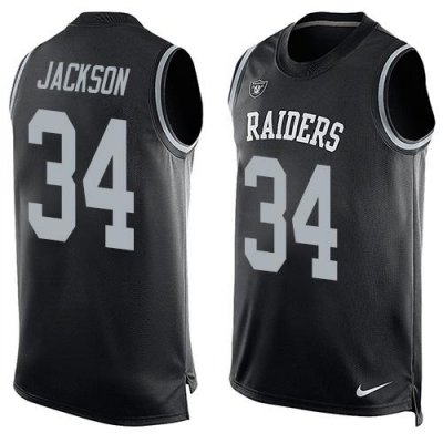 Jerseys Factory Cheap Nike Raiders #34 Bo Jackson Black Team Col