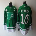 Jerseys Factory Cheap Flyers #16 Bobby Clarke Green St. Patty's