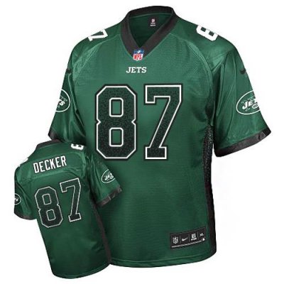 Jerseys Factory Cheap Nike Jets #87 Eric Decker Green Team Color