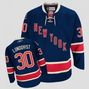 Jerseys Factory Cheap Rangers #30 Henrik Lundqvist Embroidered D