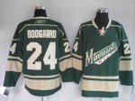 Jerseys Factory Cheap Wild #24 Derek Boogaard Embroidered Green