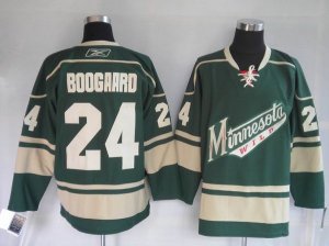Jerseys Factory Cheap Wild #24 Derek Boogaard Embroidered Green