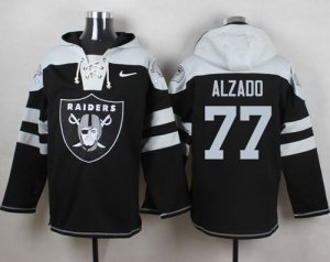 Jerseys Factory Cheap Nike Raiders #77 Lyle Alzado Black Player