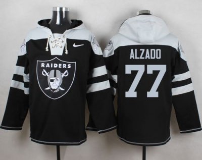 Jerseys Factory Cheap Nike Raiders #77 Lyle Alzado Black Player
