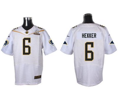 Jerseys Factory Cheap Nike Rams #6 Johnny Hekker White 2016 Pro