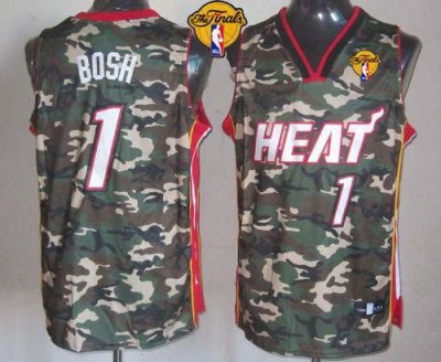 Jerseys Factory Cheap Heat #1 Chris Bosh Camo Stealth Collection