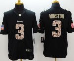 Jerseys Factory Cheap Nike Buccaneers #3 Jameis Winston Black Me
