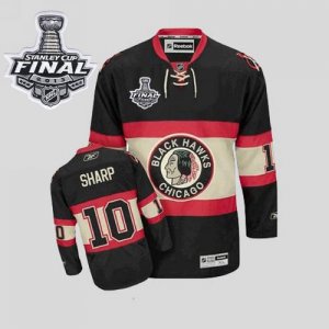 Jerseys Factory Cheap Blackhawks #10 Patrick Sharp Embroidered B