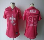 Jerseys Factory Cheap Saints #28 Mark Ingram Pink 2011 Women's F