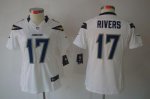 Jerseys Factory Cheap Nike Chargers #17 Philip Rivers White Wome
