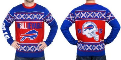 Jerseys Factory Cheap Nike Bills Men's Ugly Sweater