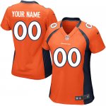 Jerseys Factory Cheap Nike Denver Broncos Customized Orange Embr