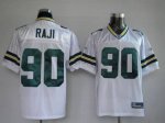 Jerseys Factory Cheap Packers #90 B.J. Raji White Stitched NFL J