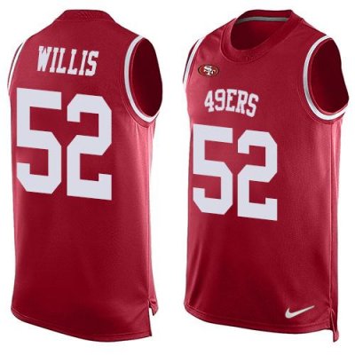 Jerseys Factory Cheap Nike 49ers #52 Patrick Willis Red Team Col