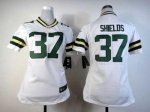 Jerseys Factory Cheap Nike Packers #37 Sam Shields White Women's
