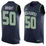 Jerseys Factory Cheap Nike Seahawks #50 K.J. Wright Steel Blue T