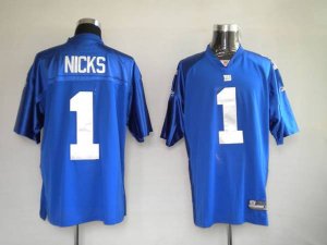 Jerseys Factory Cheap Giants #1 Hakeem Nicks Stitched Blue NFL J