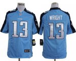 Jerseys Factory Cheap Nike Titans #13 Kendall Wright Light Blue
