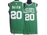 Jerseys Factory Cheap Celtics #20 Ray Allen Embroidered Green Wh