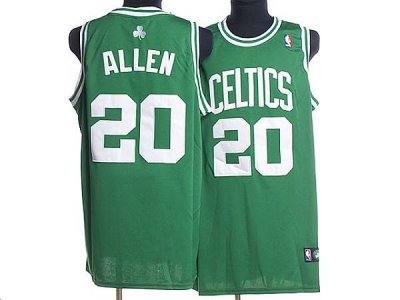 Jerseys Factory Cheap Celtics #20 Ray Allen Embroidered Green Wh