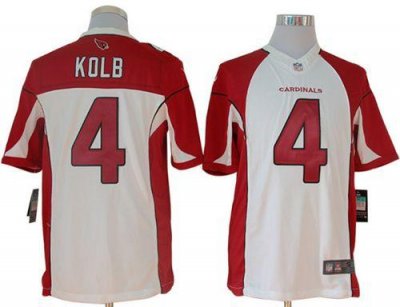 Jerseys Factory Cheap Nike Cardinals #4 Kevin Kolb White Men's E