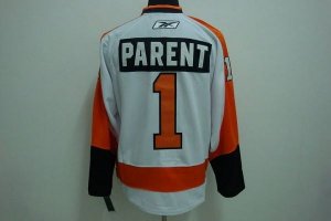 Jerseys Factory Cheap Flyers #1 Bernie Parent Embroidered Winter